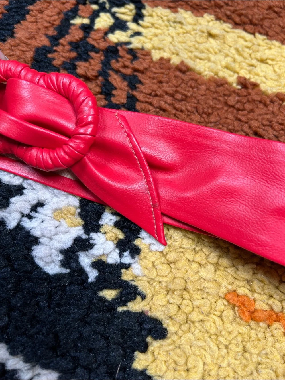 Cutie Patootie, faux leather belt!!